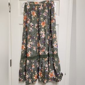 Women's elastic waist skirt